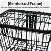 with Dust-proof Inner Liner Electric Vehicle Basket  Children's Folding Bike Accessories