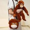 Cartoon Gorilla Plush Toy Anime Chimpanzees Monkey Soft Stuffed Doll Backpack Car Bag Room Decor Kid Birthday Gifts