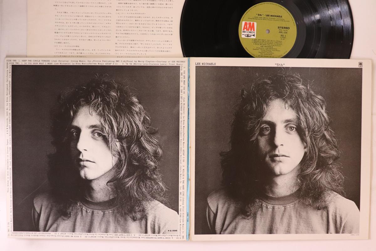 

LP Record LEE MICHAELS 5th AML106 AM Japan Rock Used