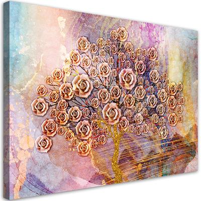 Canvas Print Flower Tree of Life
