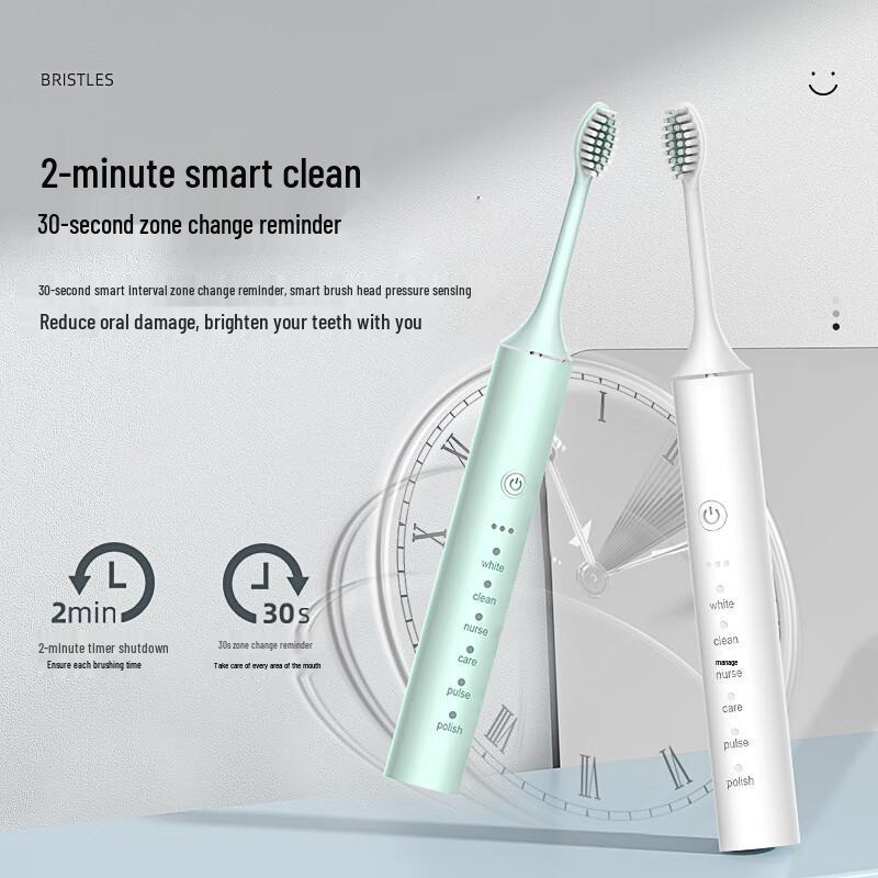 

Qianbaimai Universal Sonic Electric Toothbrush