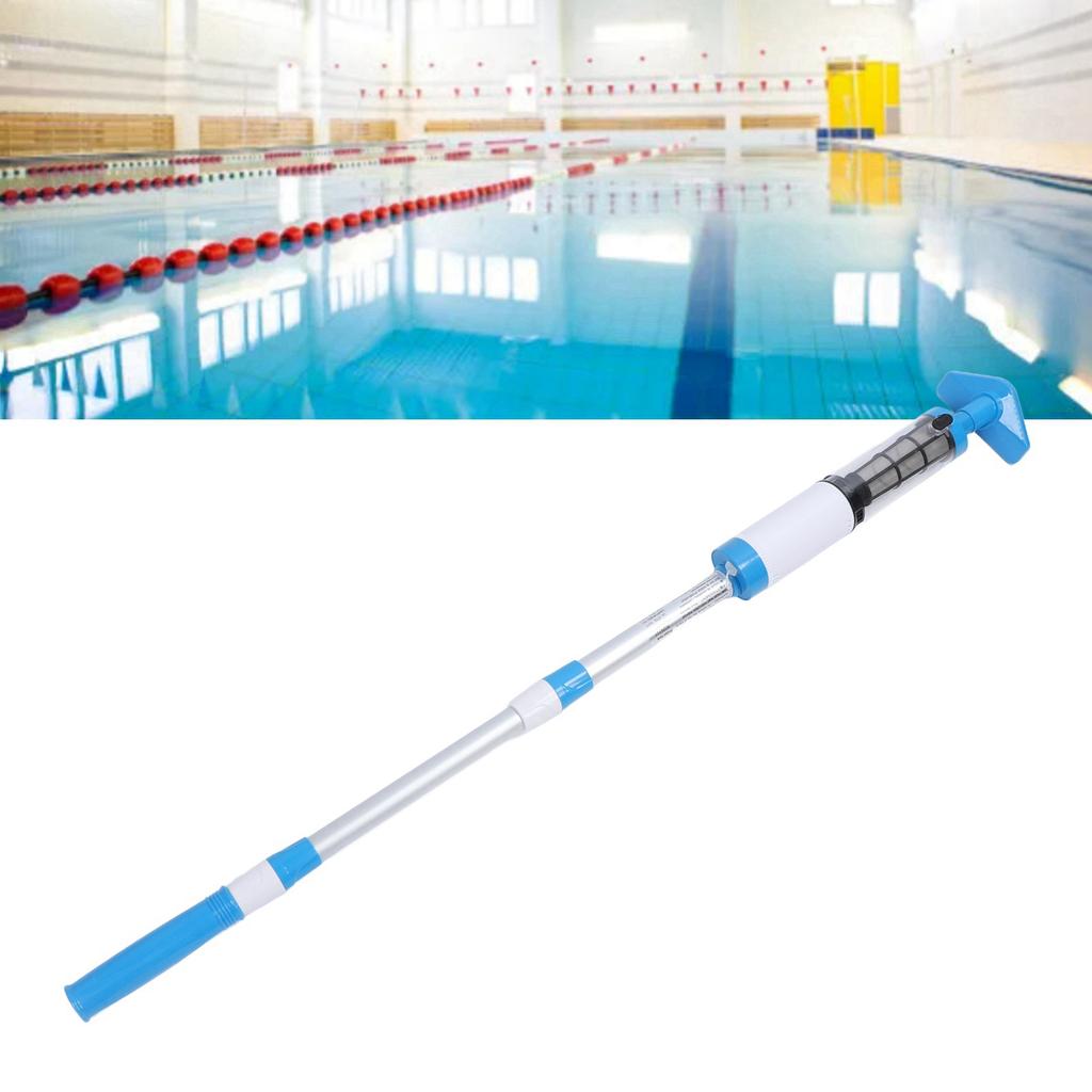 3 In 1 Handheld Pool Vacuum Cordless Rechargeable IPX7 Water Proof 1.5h Run Time Hot Tub Vacuum Cleaner with 3 Replace Heads for Sand Debris