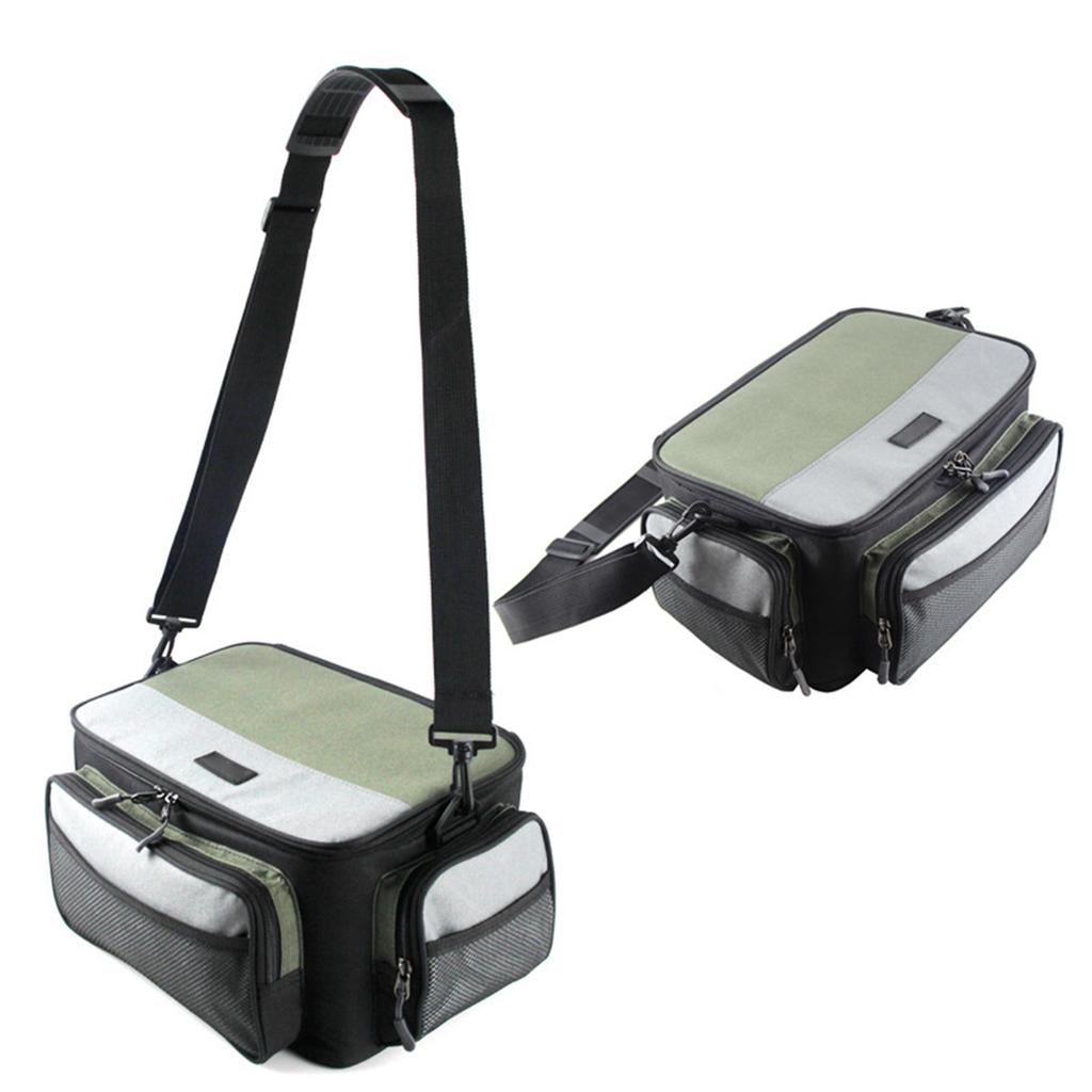 Outdoor Fishing Tackle Bag Backpack Waterproof Multipockets Fishing Gear Storage Bag Large Capacity Pouch Durable