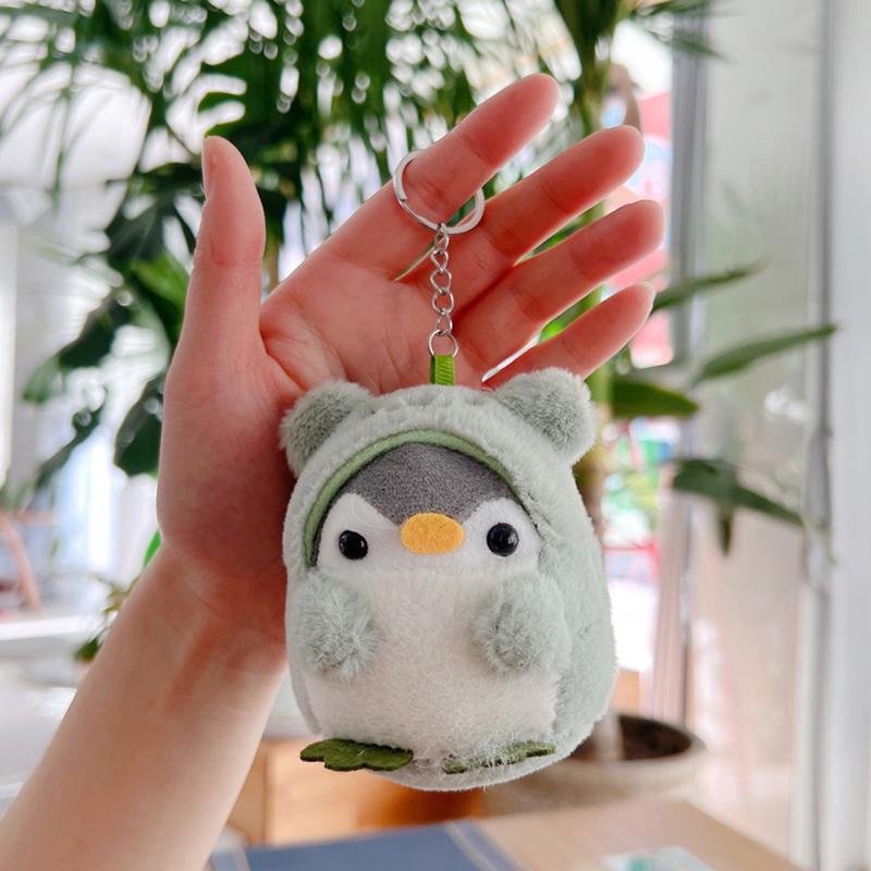 1Pc Cute Plush Penguin Keychain Cartoon Penguin Doll Bag Keyring Women Gifts