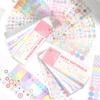 32Pcs Multi Material Die-cutting Sticker Book Diary Collage Aesthetics Scrapbooking Stickers Decoration Colored Marks Sticker