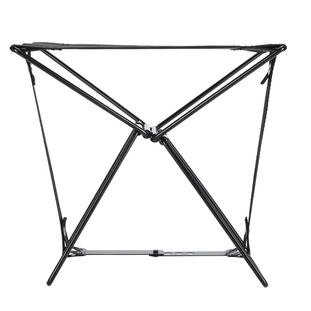 Compact Lightweight Build Portable Canvas Seat X Frame Outdoor Foldable Stool Outdoor Use