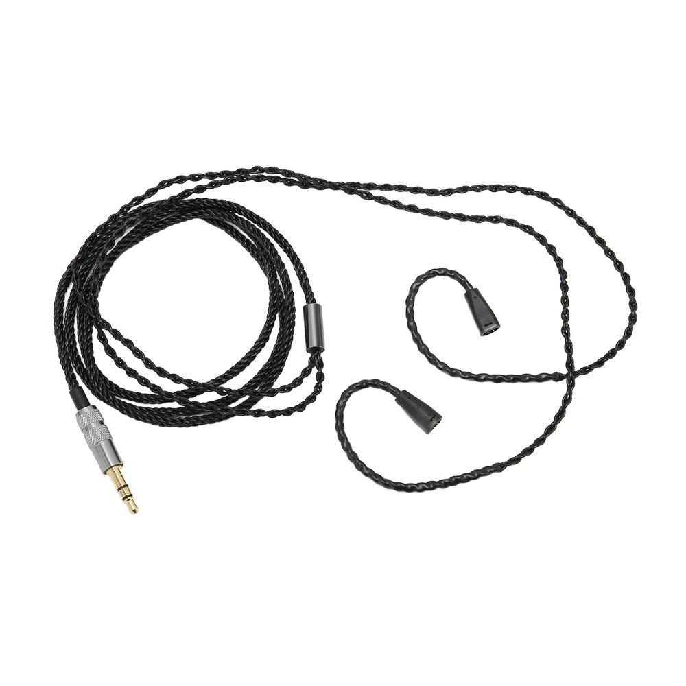 

Flexible Earphone Replacement Cable 120mm Length 3.5mm Headphone Sound Cable Headphone Sound Cable for IE8 IE80 IE8i Earphones