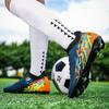 New Men Kids Soccer Shoes Cleats Football Boots Sports Long Studs Shoes for Training Competition