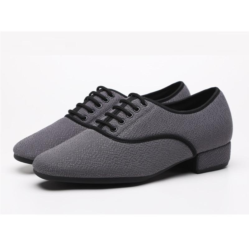 Latin Dance Shoes Soft Modern Dancing Shoes For Men Ballroom Dancing Social Dance Shoes Sneakers Square Canvas Shoes