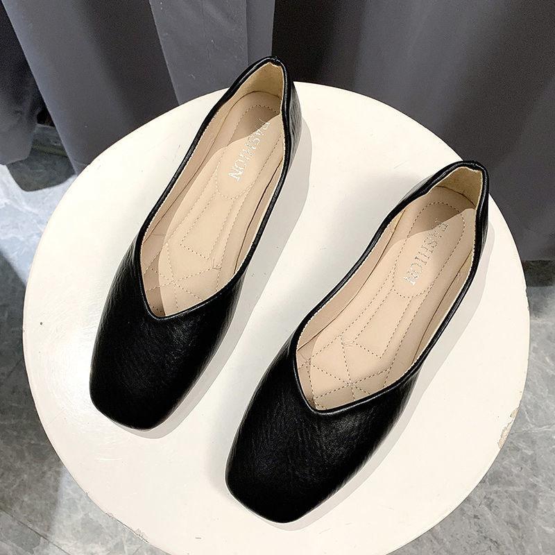 

Soft-soled shallow-mouth breathable loafers, one-pedal foreign trade women s single shoes 2025 summer new versatile mother shoes in stock 40 чёрный