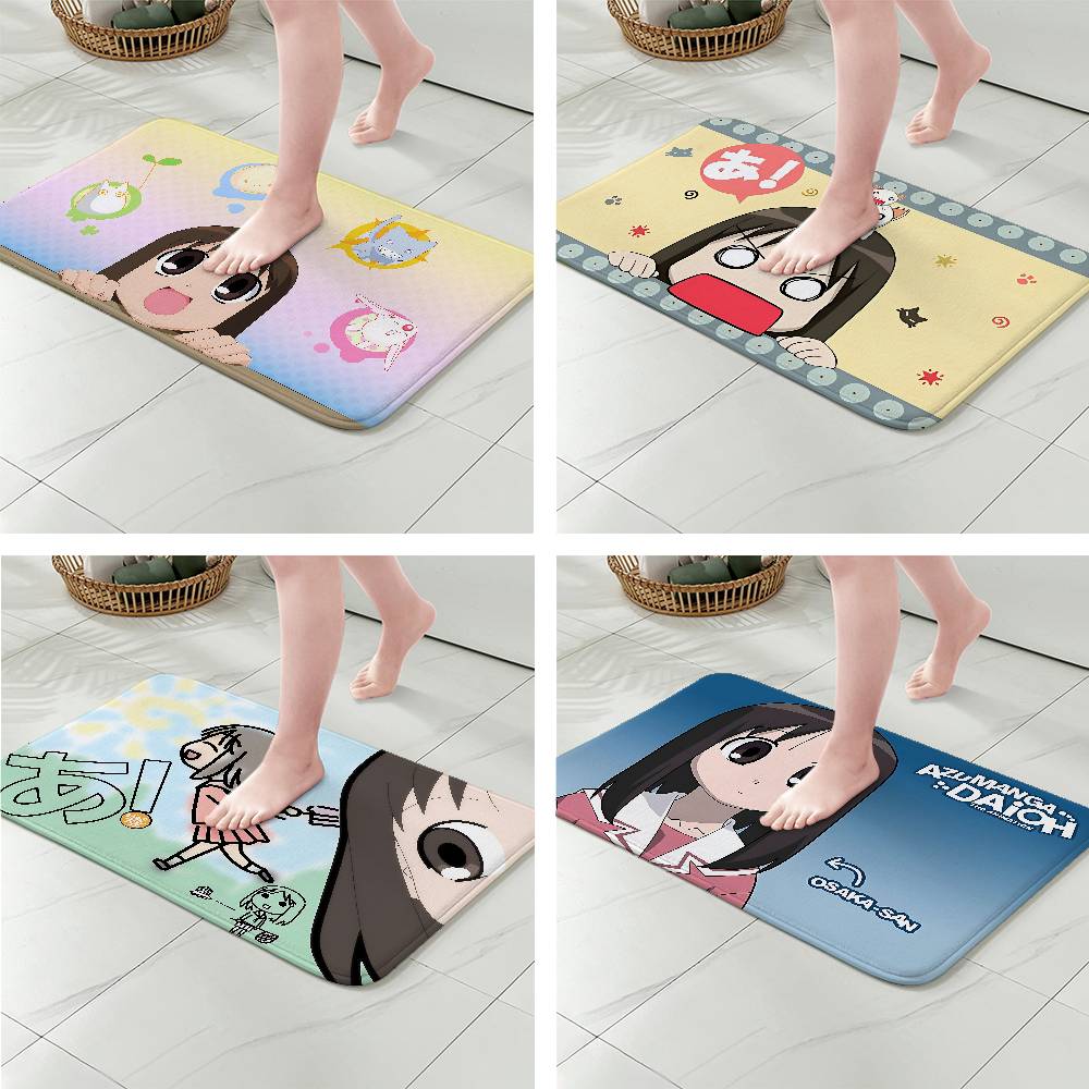 Azumanga Daioh Osaka Ayumu Floor Mat Bathroom Absorbent Mat Simple Door Dirt-resistant Mat Home Kitchen Mat Foot Mat Entry Mat
