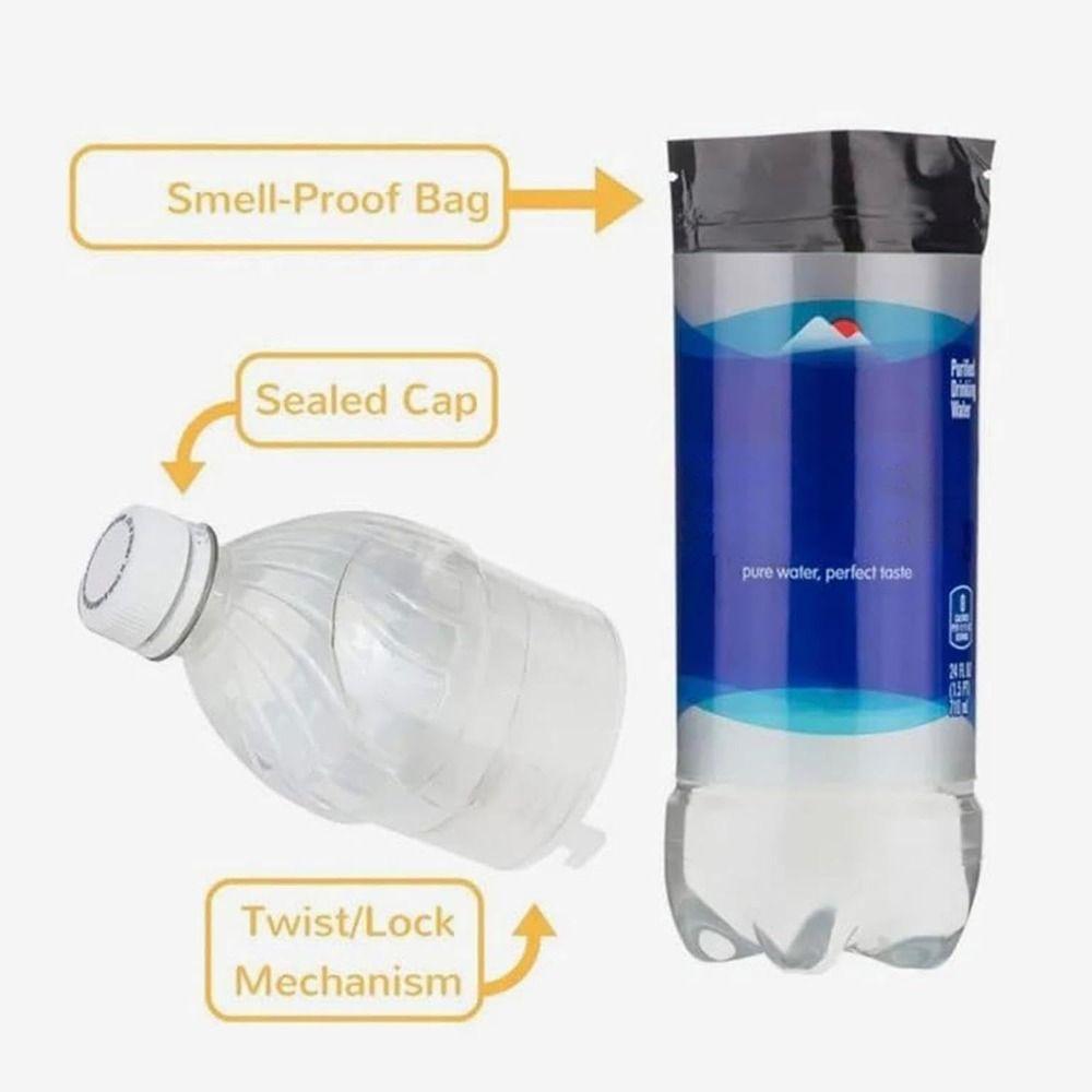 Non-slip Bottle Secret Container Wear-resistant Money Safe Water Bottle Can Women