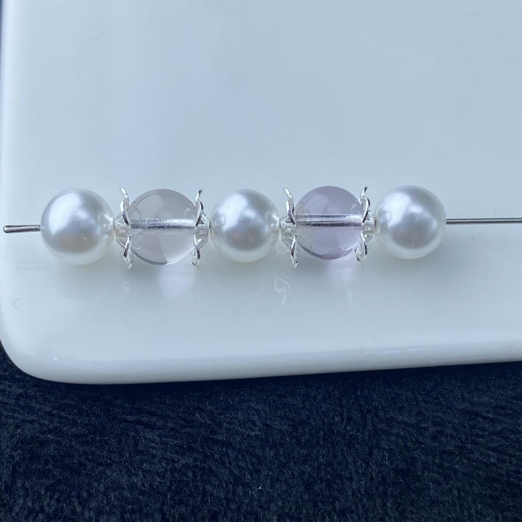 Five-Petal Flower Calyx Crystal Beads for DIY Jewelry and Accessories