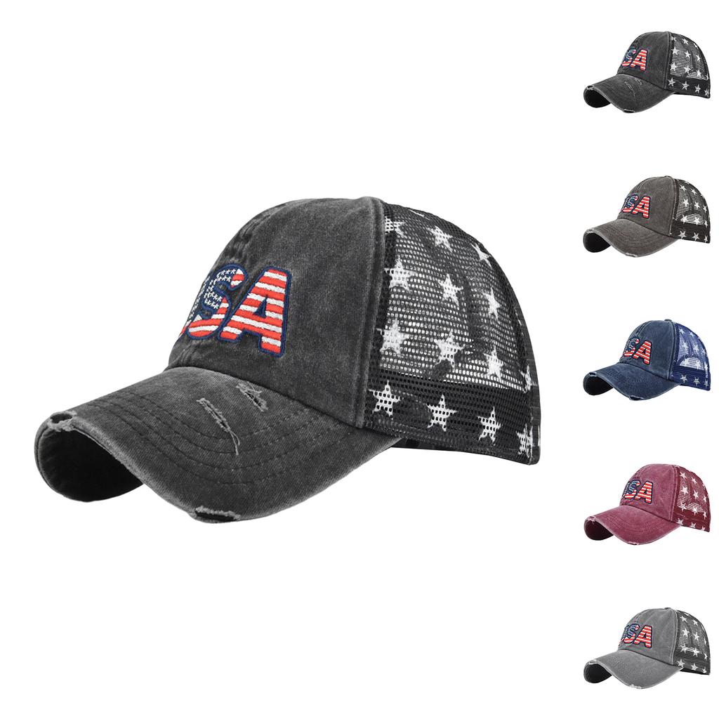 Gedenkhut für Damen und Herren, verstellbarer Sonnenhut im Used-Look, Lustiger Hut