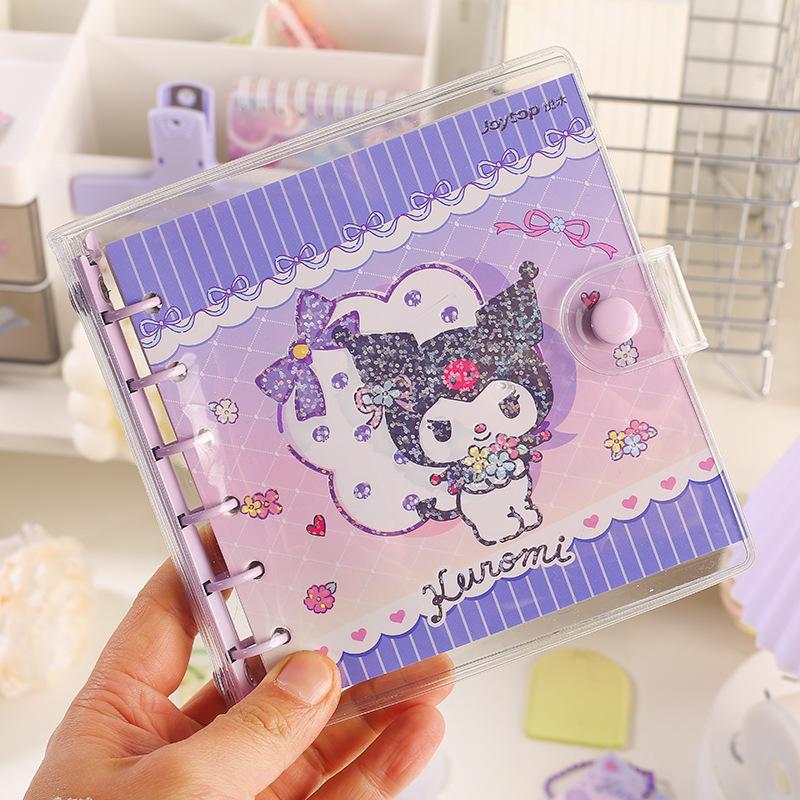 Sanrio Flower Crystal Loose-Leaf Refillable Cartoon Notebook