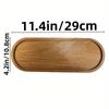 Wooden Oval Serving Tray Set