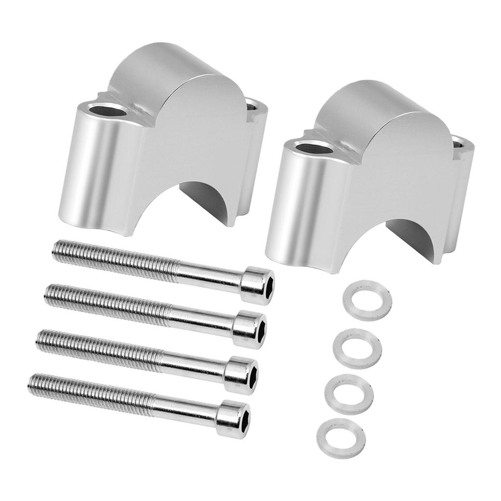 Motorcycle Handlebar Elevator Aluminum Alloy Risers Universal 22mm/28mm for Better Visibility Control Riding Comfort