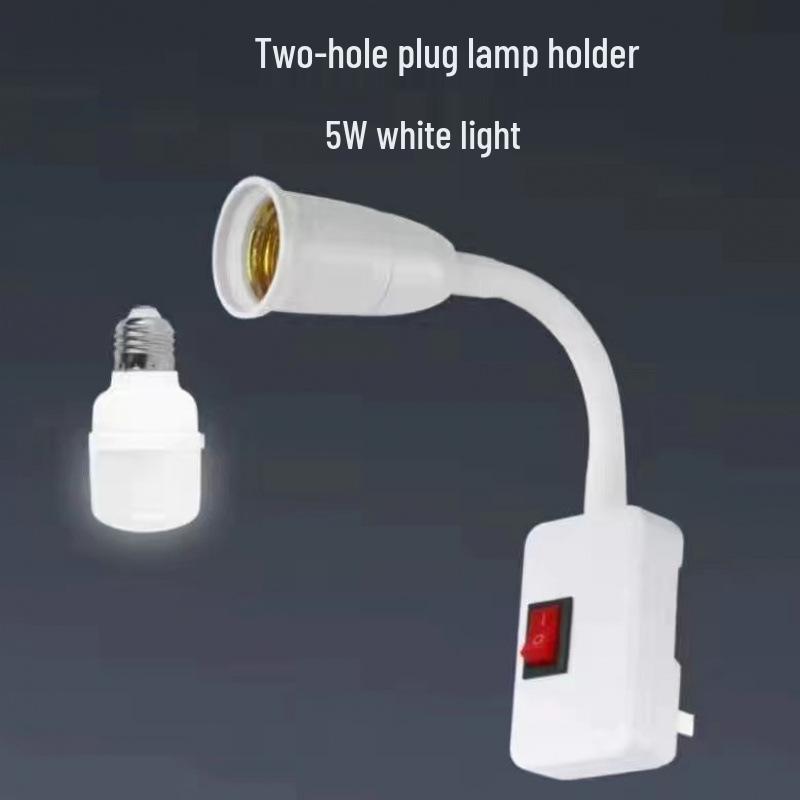 LED Energiesparendes Superhelles Schlafzimmer-Nachtlicht zum Einstecken Nachttisch-Wandleuchte mit Schalter