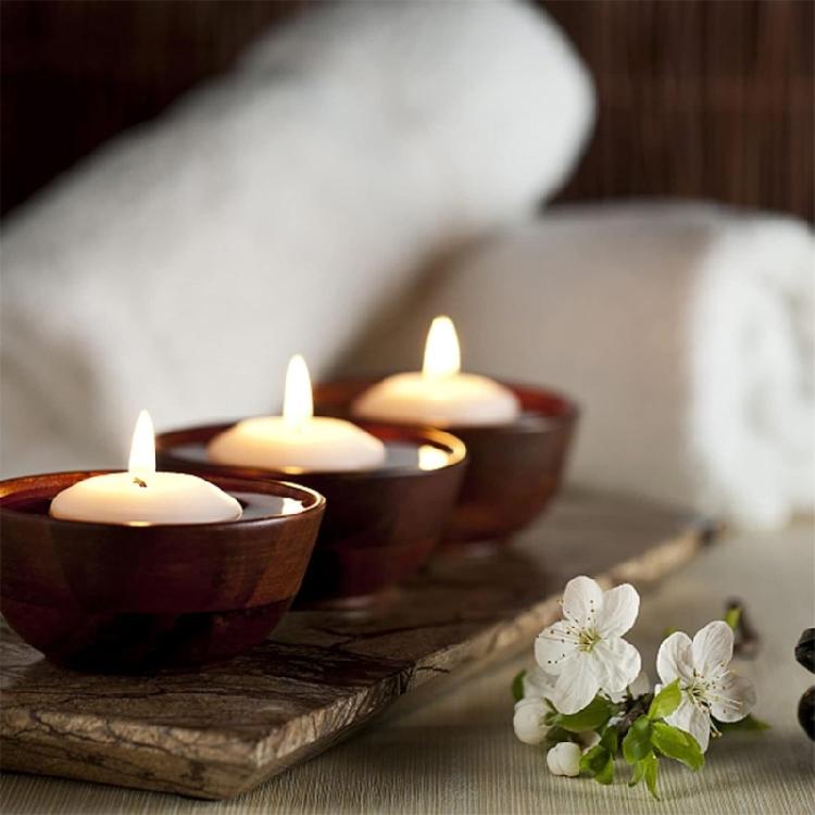 10Pack Decorative Floating Candle,Unscented Burning Candle for Cylinder Vases,Weddings,Party and Holiday Decorations