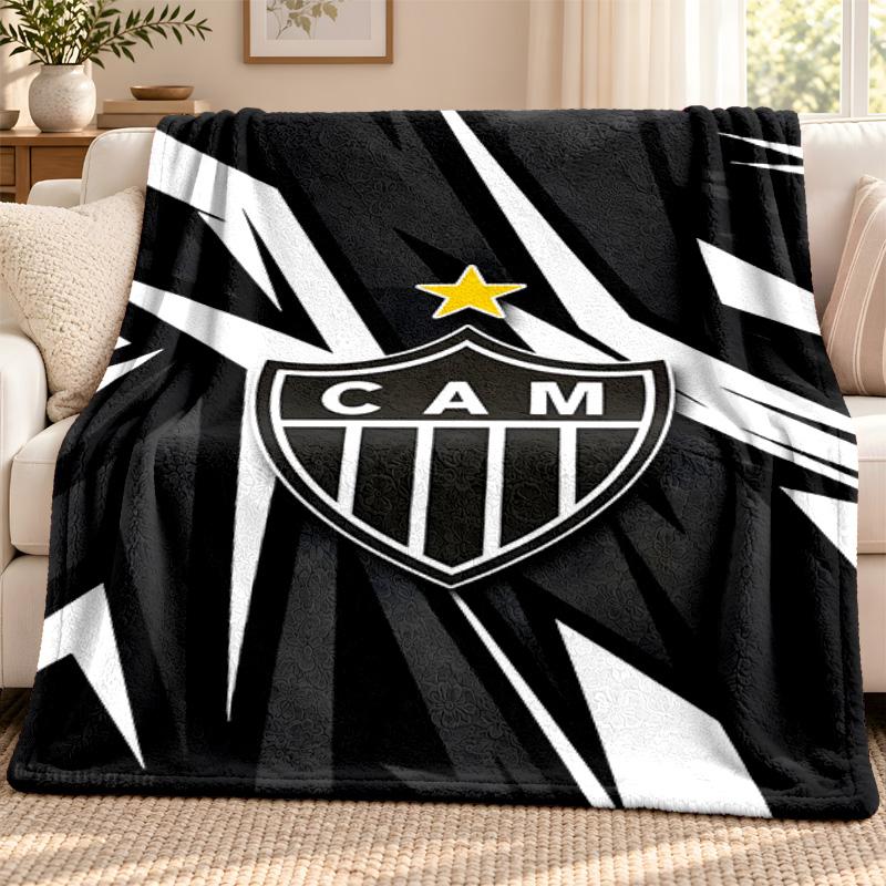 Clube Atletico Mineiro blanket Flannel Blanket Soft Cozy Plush Throw for Sofa Bed Lightweight Home Decoration Outdoor camping