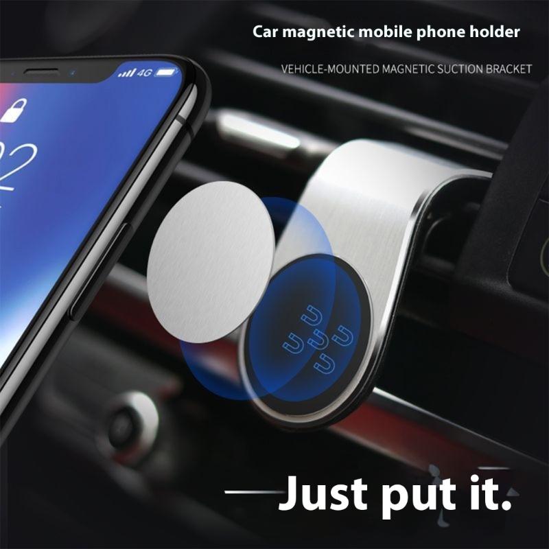 2pcs Phone Holder Car Air Vent Mounted Cellphone Holder for Phone 16 15 14 13 Magnetic Phone Stand 360 Degree Rotating