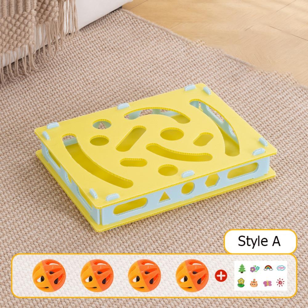 Detachable Interactive Cat Toy Plastic Cat Hole Digging Toy Cat Maze Toys  Relieve Boredom