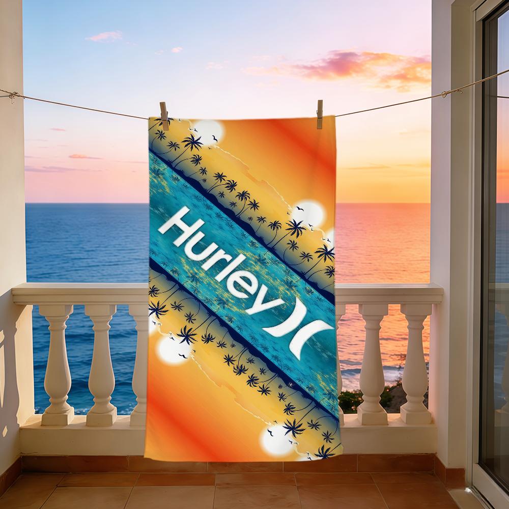 Mode cool Kunst Vintage h-hurley Handtuch weich Strandtücher Reise schwimmen Pool Badehandtuch Fitnessstudio Spa Heimdekor Geschenk Urlaub