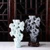Ceramic Taihu Lake Stone Creative Statue Desk Decoration Ornaments Modern Crafts Landscape Coral Sculpture Room Aesthetics Decor