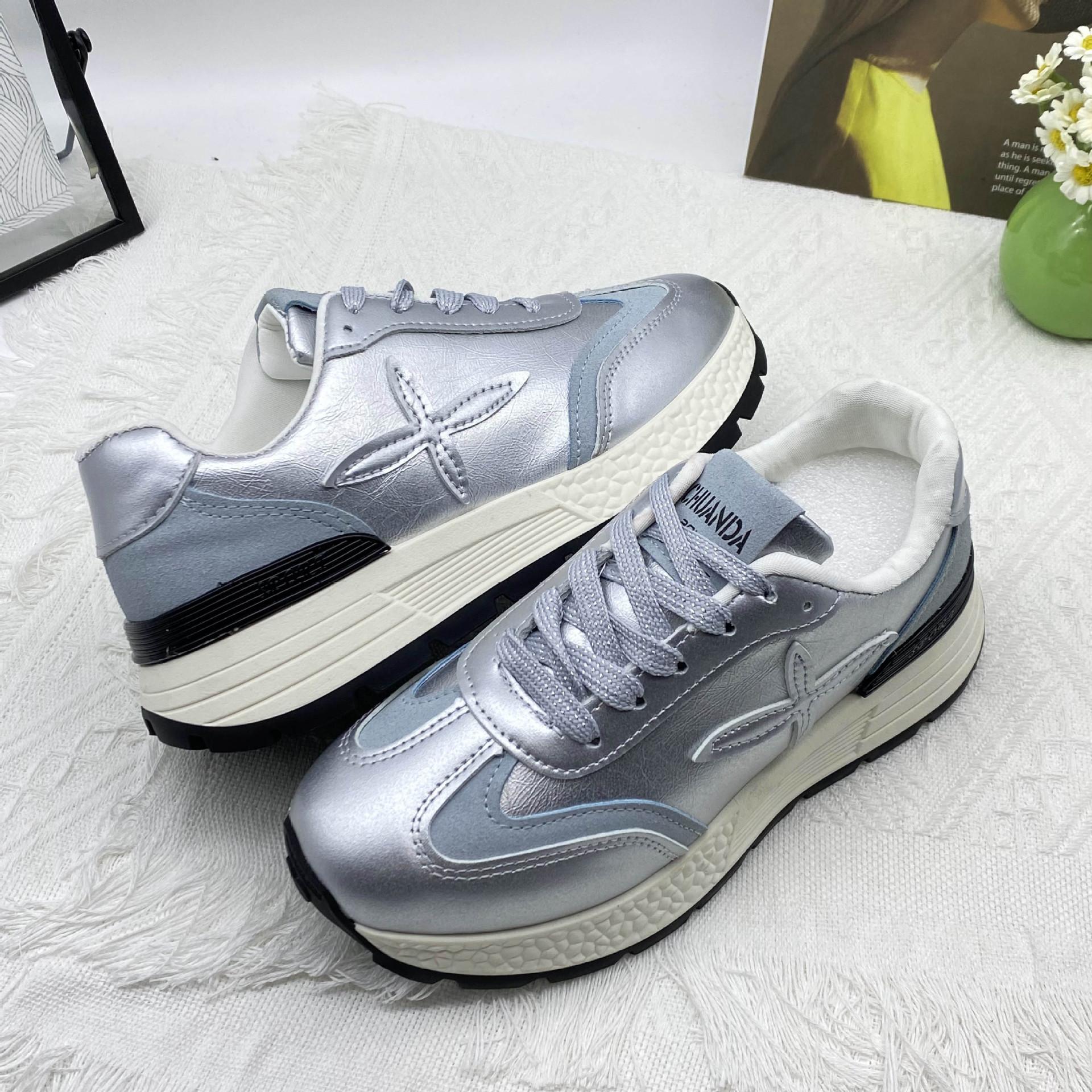 

МОДНАЯ ОБУВЬ, мужские дышащие спортивные кроссовки, спортивные кроссовки для бега, уличные женские теннисные кроссовки для тренажерного зала 35 серебряный