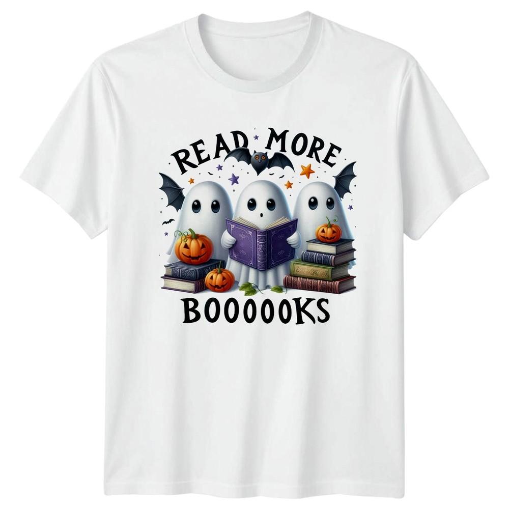 Read More Boooooks TShirt Halloween Reading Halloween Gift For Him And Her S