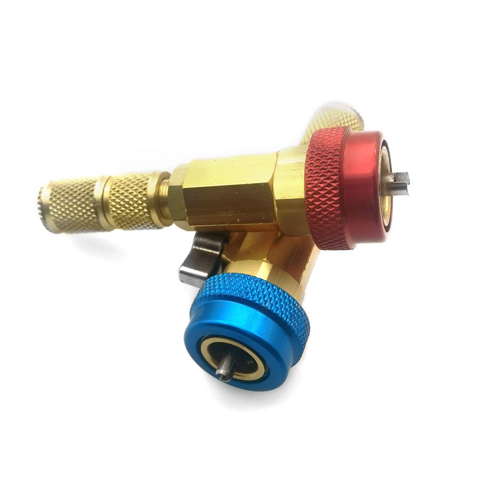 

2pcs Air Conditioning R134A Valve Core Quick Remover Installer High Low Pressure Tool
