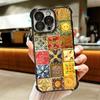 Italian Sicilian Style Floral Pattern Plating Phone Case For Iphone 16 17 Pro Max Air 16E 14 15 Plus 12 13 Mini Anti-Fall Airaba