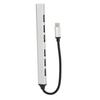 USB C 3.0 Hub Aluminium Alloy 7 Ports 5.0Gbps Type C Hub Expander for PC Laptop Notebook