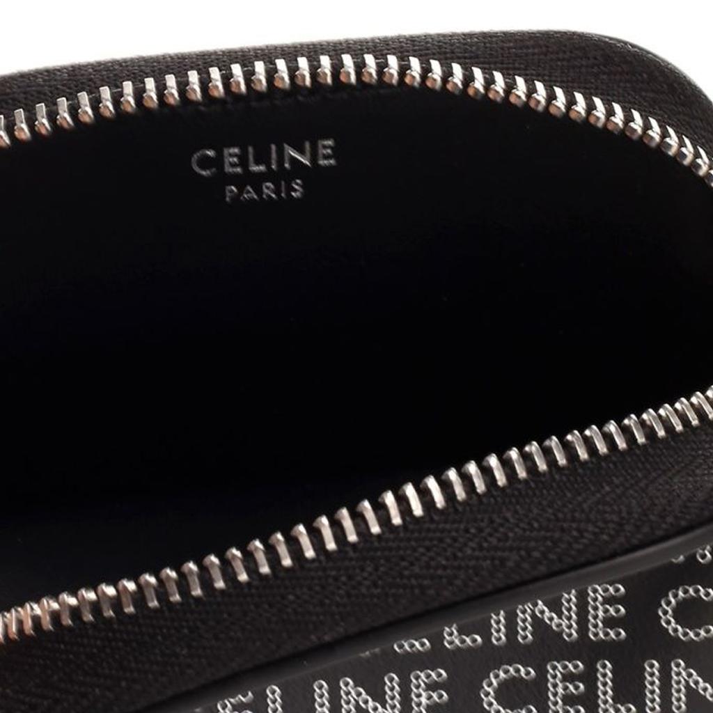 CELINE Squared Purse Black Men Pouches 10K743FGH-38SI