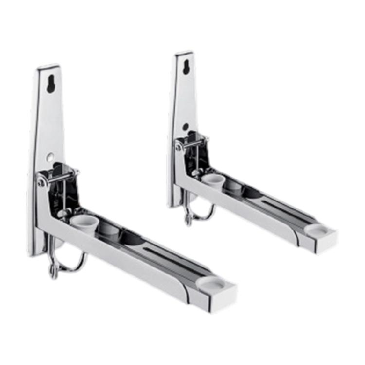 

Functional Stainless Steel Wall Mount Shelf For Kitchen Adjustable To Fit Ovens Microwaves And Coffee Machines