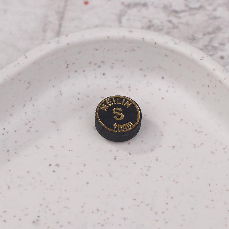 1Pc 11/12Mm Multi-Ply Heads Black Gold Professional Fancy Nine-Ball Cue Head Snooker Billiard Heads Hard Soft Heads