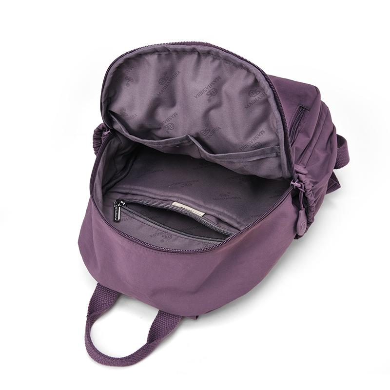 Compact Lightweight Backpack with Multiple Pockets and Front Flap Design for Daily Use and Travel