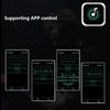 Funkční MIDI nožní ovladač Pedal Ovládání přes APP 4 Tlačítka Čokoládový Bezdrátový MIDI ovladač Dobíjecí