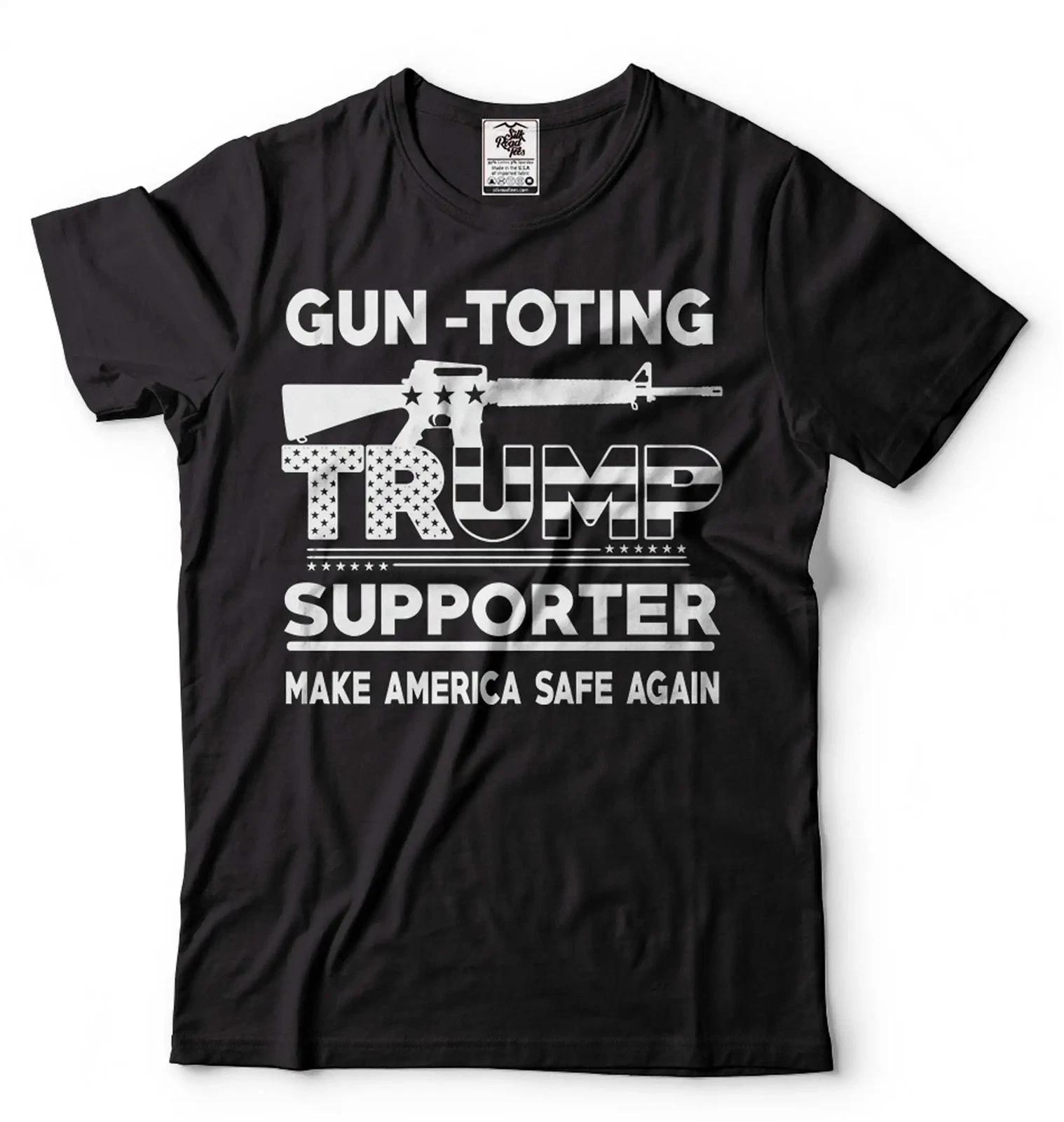 Make America Safe Again Shirt Trump 2nd Amendment T-Shirt Pro Gun Rifle Gift Tee XL