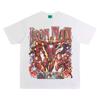 Iron Man Baumwoll-T-Shirt Y2K Streetwear Retro Harajuku Lässige Mode Hip Hop Kurzarm-Oberteil für Herren Damen Techwear