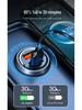 Compact Dual USB Car Charger with Pull-Ring Design - 200W Fast Charging & Multifunctional Cigarette Lighter