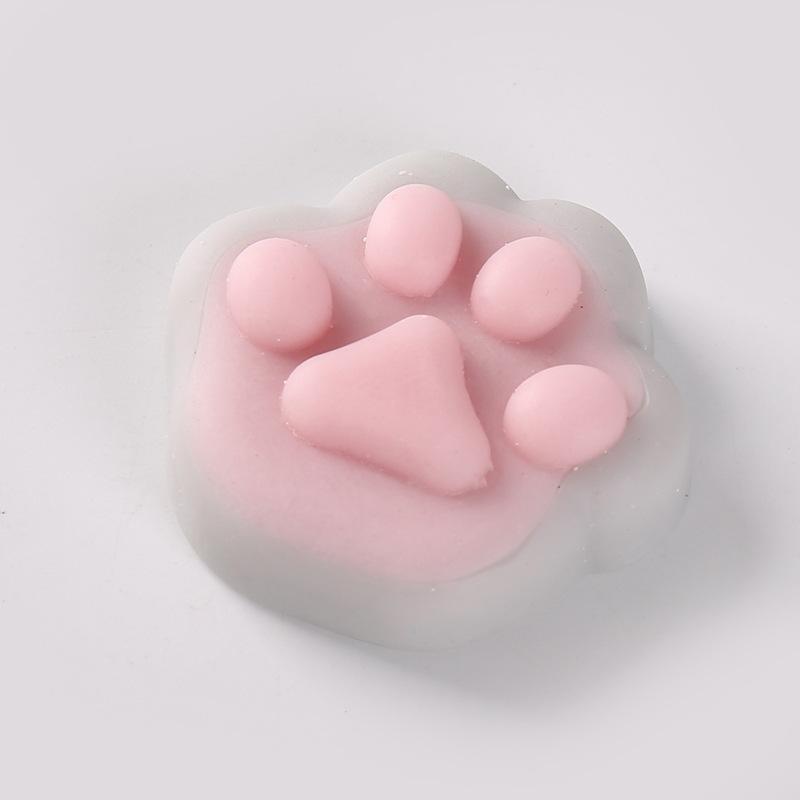 Simulated Cute Cat Claw Pinch Fun Creative Super Cute Little Animal Dumpling to Vent Stress and Reduce Stress Soft Rubber Toy