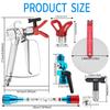 7 Pieces of Airless Paint Sprayer Accessories, Including an Airless Paint Sprayer Gun 3600 Psi with 517 Nozzle, Comes with a Paint Guide