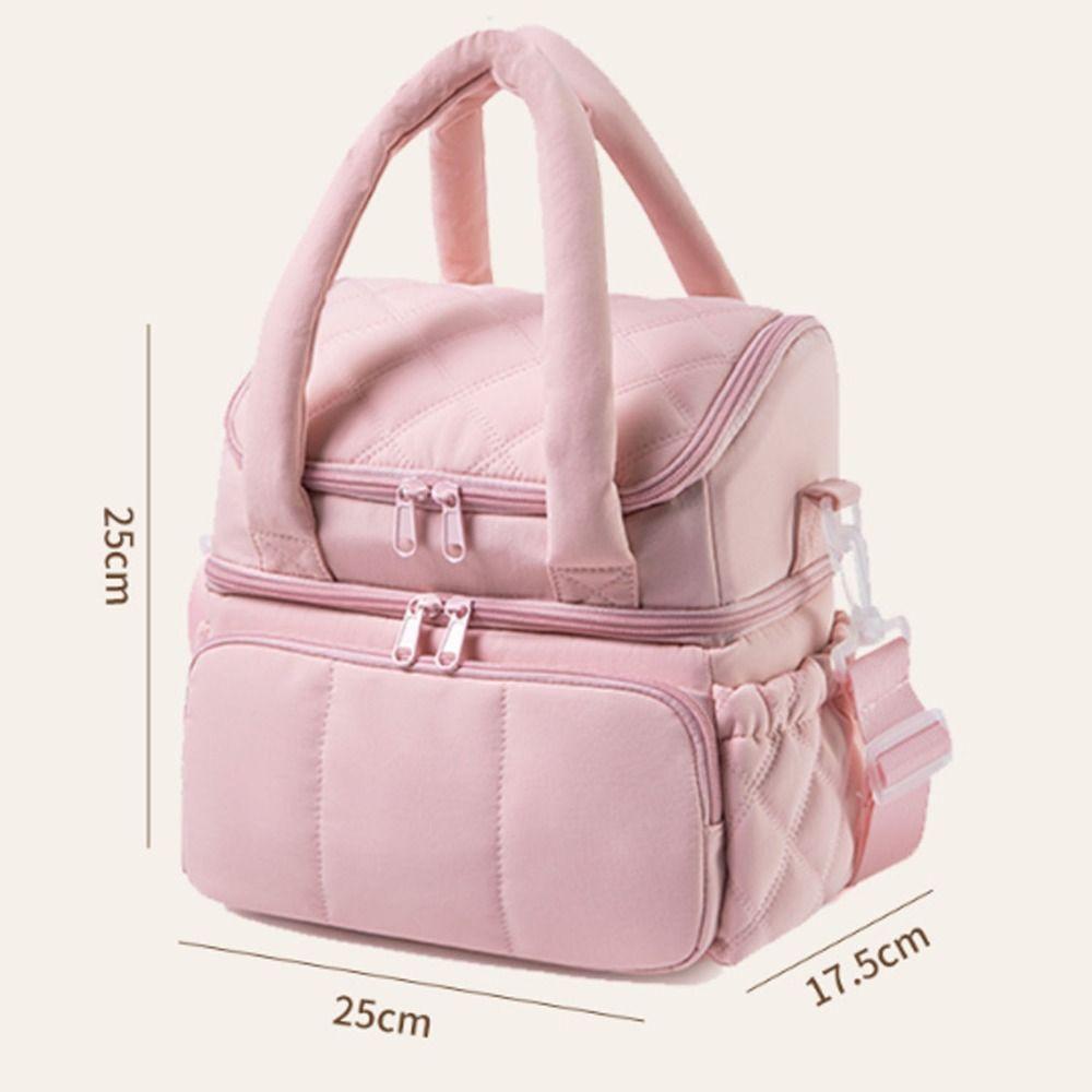 Upgraded New Large Capacity Lunch Bag Waterproof Insulated Puffer Tote Leakproof Reusable Lunch Box Office