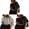 Casual Loose Fit T Shirt With Batwing Sleeves And Splice Detailing For Everyday Wear