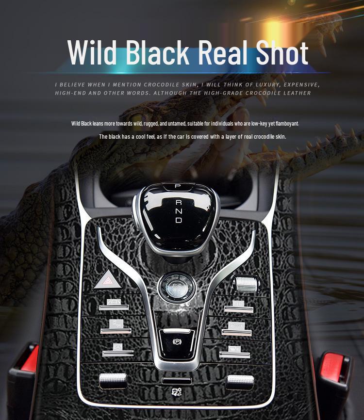 Krokodiltexturfolie für BYD Qin PLUS Armaturenbrett Innenraummodifikation