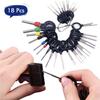 18 Pieces Car Terminal Ejector Removal Repair Tools Wiring Crimp Connector Stainless Steel Release Pullers