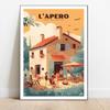 Marseille Petanque Verdon Poster Posters and Prints Retro France Travel Canvas Painting Wall Art Picture for Living Room Decor