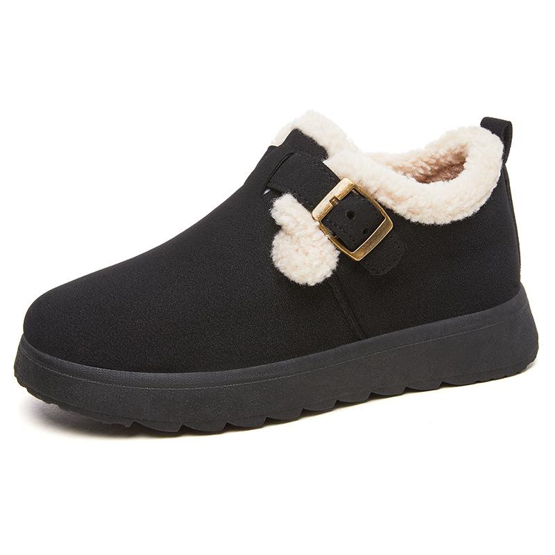 Shoes Women's Winter Cotton Shoes Piled Thickened Snow Boots Cold-proof and Warm Cotton Boots Versatile Short Boots Outer Women's Boots