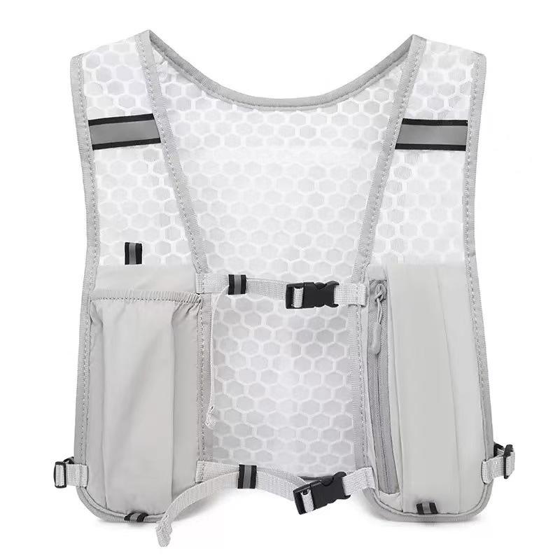 Breathable Multi-Pocket Sports Vest for Outdoor Running and Hiking